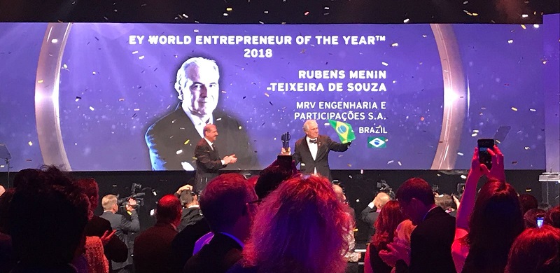 Rubens Menin wins at EY Entrepreneur of The Year 2018