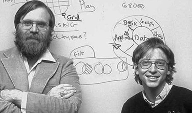 Bill Gates and Paul Allen (Microsoft) 